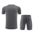 Kit Treino adulto - Camisa e Shorts - Paris Saint-Germain Nike 24/25 - Cinza com detalhes em verde na internet