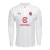 Camisa AC Milan Pré-jogo 25/26 manga longa - Torcedor Puma Masculina - Branca