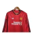 Kit Infantil Manchester United I manga longa 23/24 - Adidas - Vermelho com detalhes em preto na internet