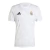Camisa Real Madrid Pré-jogo 24/25 - Torcedor Adidas Masculina - Branca com detalhes em cinza