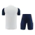 Kit Treino adulto - Camisa e Shorts - Ajax Adidas 23/24 - Branco e azul com detalhes em verde - comprar online