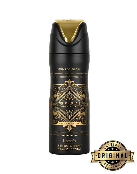 Perfume Spray Corporal Árabe BADE´E AL OUD FOR GLORY Masculino - 200ml - comprar online