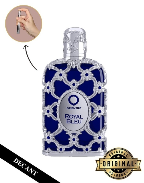 Decant Orientica Luxo ROYAL BLEU Eau de Parfum - Perfume Árabe Feminino 2ml, 5ml e 10ml