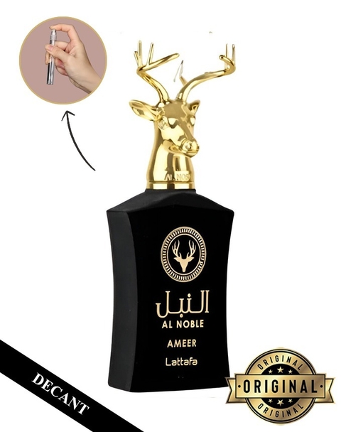 Decant Lattafa AL NOBLE AMEER Eau de Parfum - Perfume Árabe Feminino 2ml, 5ml e 10ml