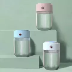 Umidificador de ar portátil com luz LED - Ofertas Zenice