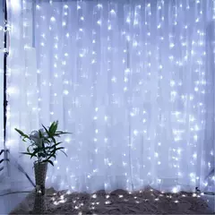 Cortinas com luz LED para decoração - loja online