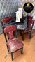 6 SILLAS DAVIANNA PREMIUM + 1 MESA DE 1.50X80