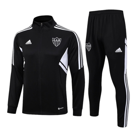 Conjunto Treino Atlético Mineiro 23/24 - Masculino Adidas - Preto