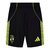 Short Short Al-Ahly II 25/26 - Masculino Adidas - Preto com detalhes em amarelo