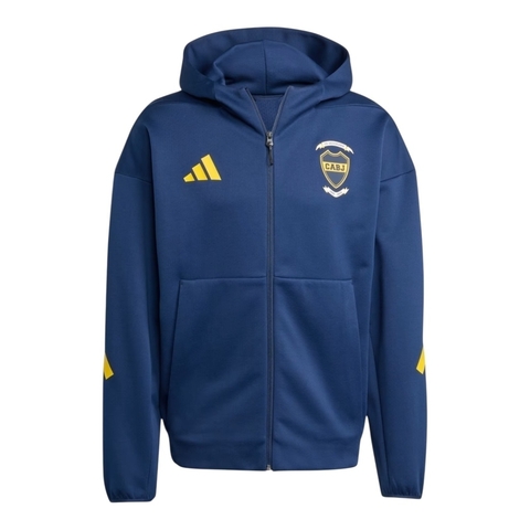 Jaqueta Corta-Vento Boca Juniors Hino 24/25 - Masculina Adidas - Azul