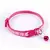 Ajustável Colorido Pet Bell Collar, Coleiras Padrão Gato, Gatinho DIY Anel, Co