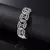 Luxo rosa ouro prata cor h carta gato cão coleiras bling baguette cristal cuban