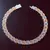 Luxo rosa ouro prata cor h carta gato cão coleiras bling baguette cristal cuban - comprar online