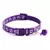 Ajustável Colorido Pet Bell Collar, Coleiras Padrão Gato, Gatinho DIY Anel, Co - Petygato