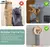 Gato coçar esteira aparável gato tapete gato coçar tapete de canto parede aut - loja online