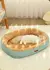 Kimpets cama para gatos, canil para animais de estimação, antiderrapante, inve