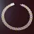 Luxo rosa ouro prata cor h carta gato cão coleiras bling baguette cristal cuban - loja online