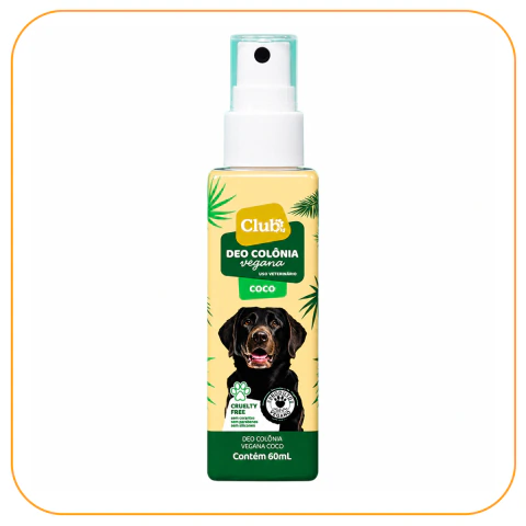 Perfume Para Cães E Gatos Vegano De Coco 60ml