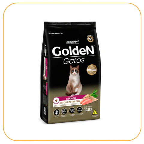 Golden Gatos Castrados Sabor Frango 1kg