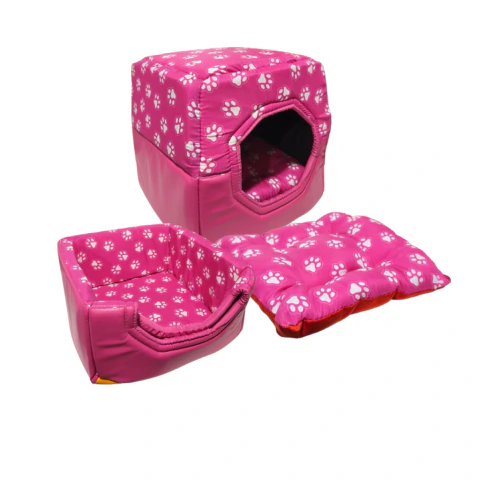 Cama Toca Iglu 3 em 1 Rosa
