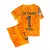 Uniforme Niño Ter Stegen FC Barcelona 2024-2025 Champions League Naranja