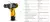 Deko 12v/16v/20v furadeira sem fio chave de fenda mini driver de energia sem fio - loja online