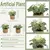 Xiya flor verde plantas artificiais eucalipto flores tecido pequenas vasos de pl
