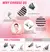 Diy kit de extensão de cílios cílios 200 pçs clusters lash bond & seal ferra - Loja Casa do Juba