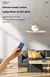 Ventilador de teto portátil recarregável led - loja online
