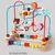 Montessori brinquedos de bebê montanha russa de madeira grânulo labirinto ábaco, etc. - comprar online