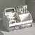 Desktop Organizer Com Gavetas, Organizador De Mesa, Tabletop Maquiagem Caixa De