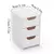 Organizador de mesa chique de 3 camadas com gavetas, ideal para material de escritório - Loja Casa do Juba