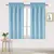 Cortina blackout para quarto, sombra curta, 42x54 polegadas, bloco de luz, isola - loja online