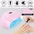 Kit de esmalte em gel com lâmpada uv, máquina elétrica de broca para unhas, k - comprar online
