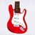 Guitarra estilo real infantil - 17 Polegada crianças brinquedo de guitarra elétrica com 4 cordas luzes led na internet