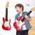 Imagem do Guitarra estilo real infantil - 17 Polegada crianças brinquedo de guitarra elétrica com 4 cordas luzes led