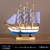 Modelo de barco de pirata, barco pequeno de madeira, decoração de bolo, barco - loja online