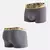10 peças cuecas aleatórias de roupa interior masculina moda alta estiramento boxer shorts - Loja Casa do Juba