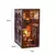 Casa madeira decorativa enconsto de livros - Diy livro nook kits de madeira casa boneca kit construção casa mágica - loja online