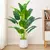 1pc plantas artificiais grande palmeira tropical falso plantas de banana folhas na internet