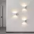 Luz de parede interior minimalista lâmpada parede sala - Moderno 6w - Loja Casa do Juba