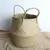 Cesta de armazenamento de vime de ervas marinhas rattan