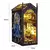 Casa madeira decorativa enconsto de livros - Diy livro nook kits de madeira casa boneca kit construção casa mágica