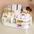 Caixa De Armazenamento De Maquiagem Com Espelho, Dressing Table, Organizador De maquiagens