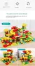 Imagem do Tobogam blocos divertido - Slide infantil pequeno bloco de montagem de partículas DIY brinquedo educativo