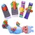 4 pçs brinquedo de Bebê 0-12 meses chocalhos brinquedos meias animais - Loja Casa do Juba