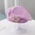 Boina Flor bebê chapéu inverno quente malha gorro para meninas infantis modelo coreano