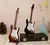 Mini guitarra elétrica de madeira, modelo de guitarra em miniatura, instrumento - loja online
