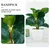 Plantas falsas bonsai simulação pote plantas verdes plantas artificiais mesa na internet