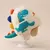 Aquecedor de orelhas p/ Inverno - Proteção chapéu 3d dinossauro crianças